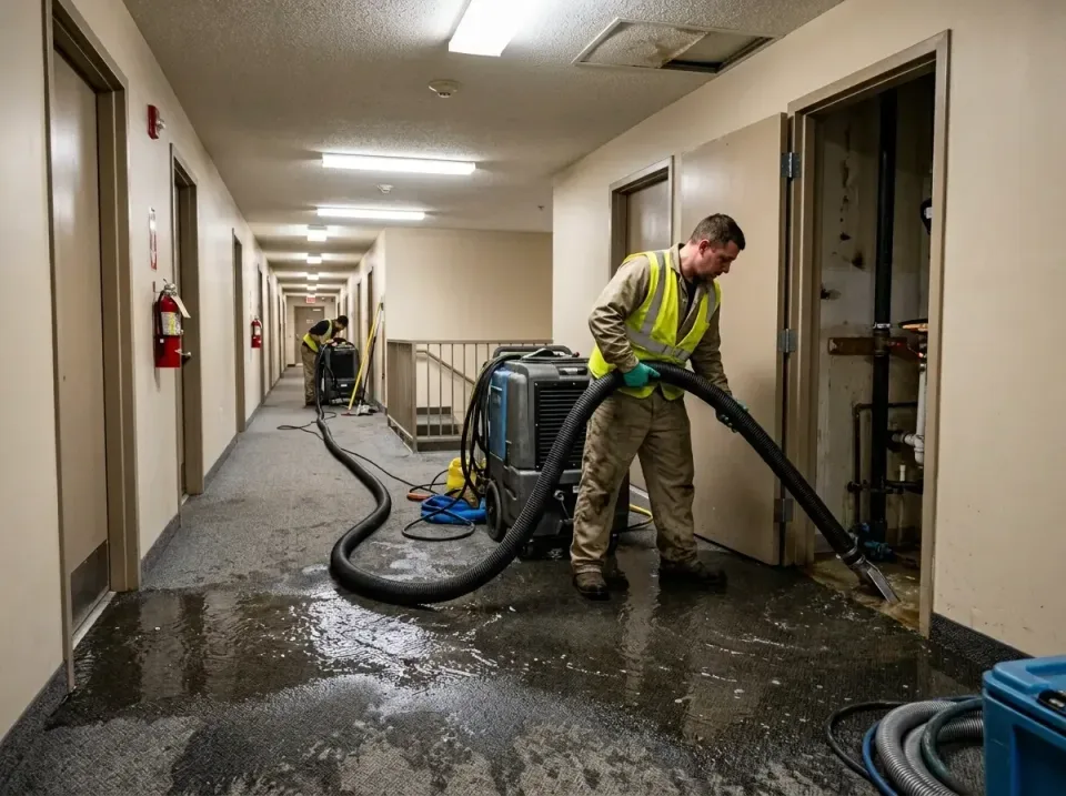 multi-unit-apartment-hallway-f-005 — frequently asked questions, Emergency Burst Pipe Water Extraction & Removal in Coolidge…